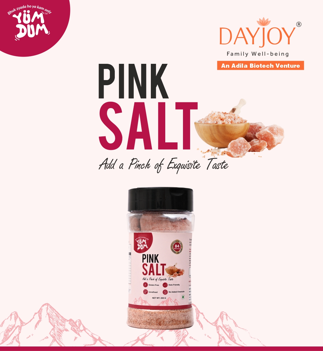 Himalayan Pink Salt Sprinkler (200g)