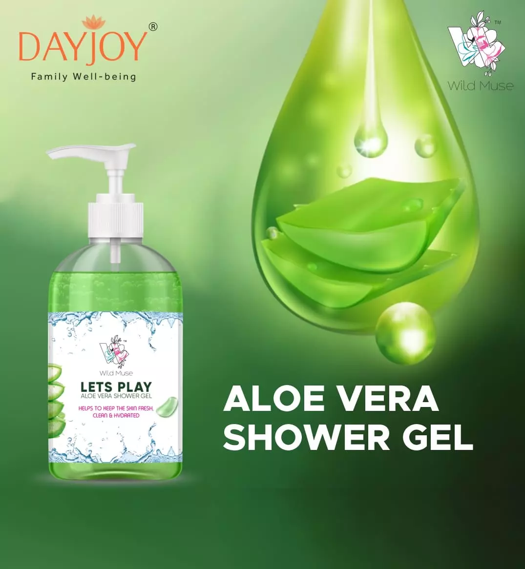 Aloevera Shower Gel- best skin moisturizer
