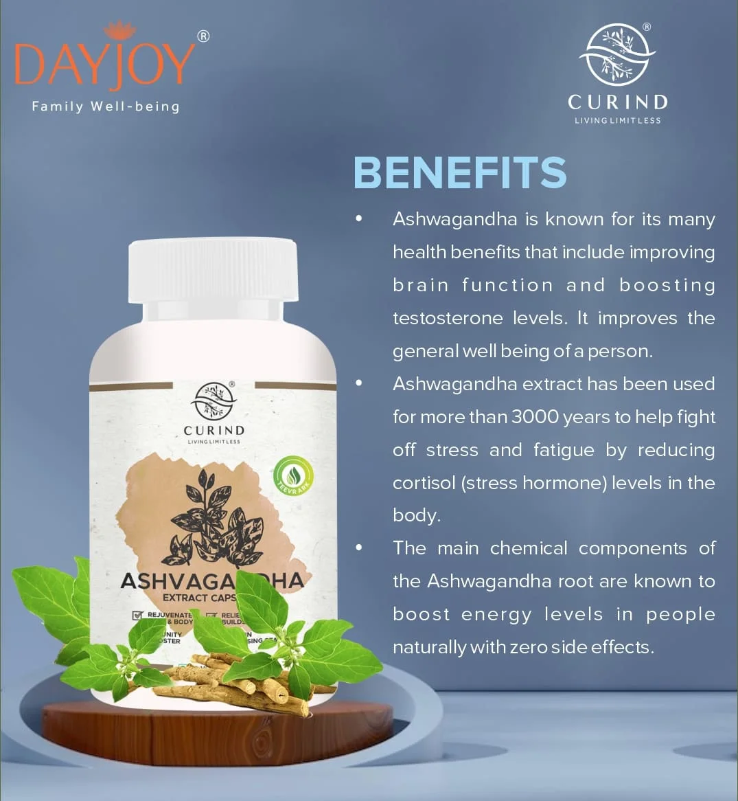 Ashvagandha Extract- ayurvedic capsules to improve general well-being