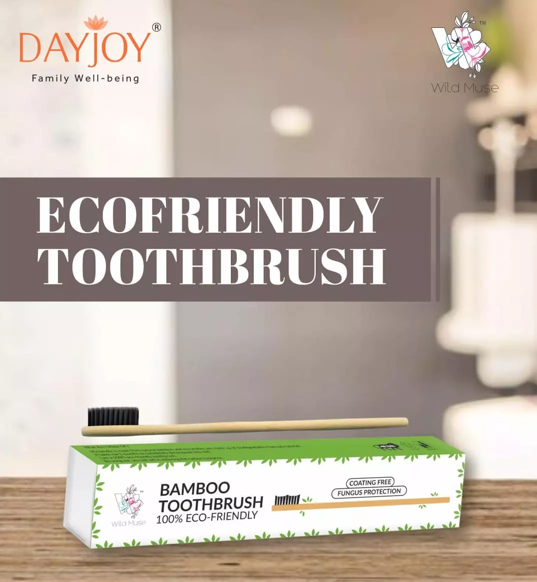 Ecofriendly Toothbrush- best for teeth and the environment
