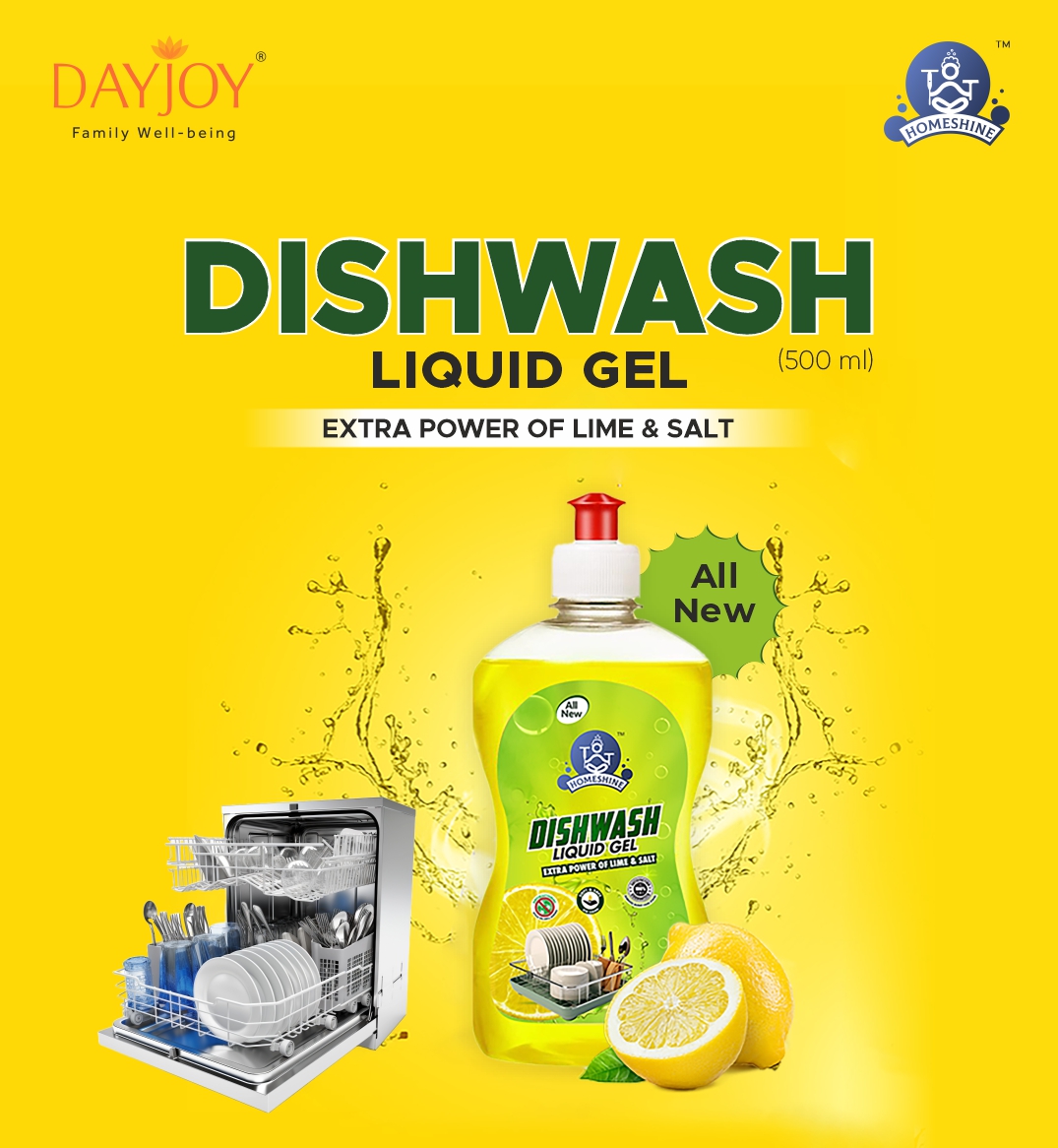 Dishwash Liquid Gel (500ml)