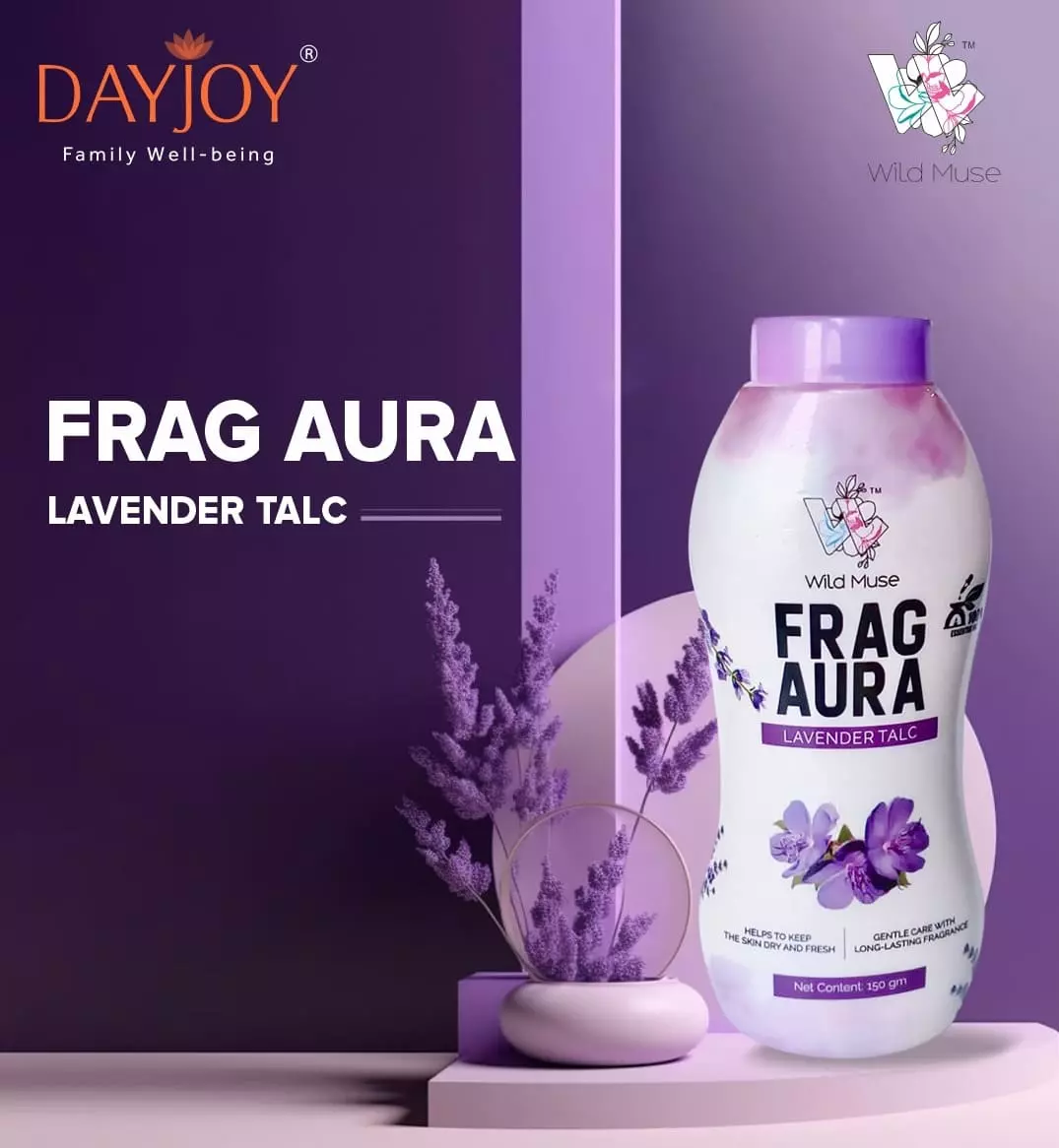FragAura Lavender Talc- best talc powder. Let this summer cool and refresh