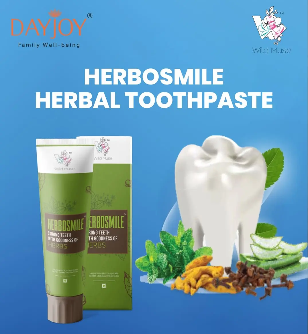 Wild Muse HerboSmile Toothpaste- teeth whitening paste