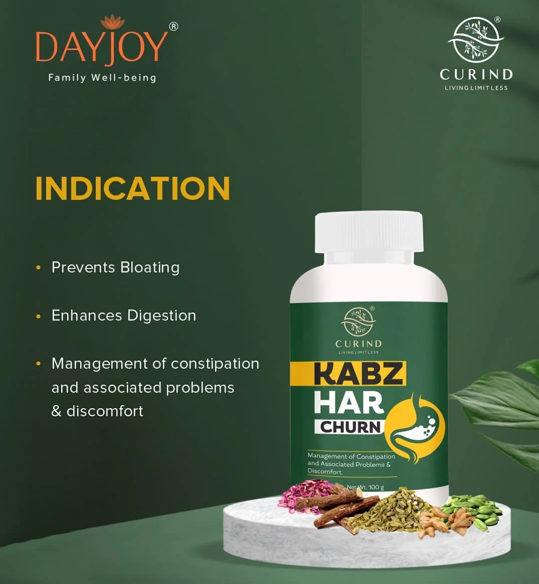 CURIND Kabz Har Churn- best for digestion and constipation