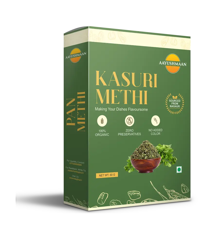 Aayushmaan Kasuri Methi- enrich your dishes with this premium kasuri methi