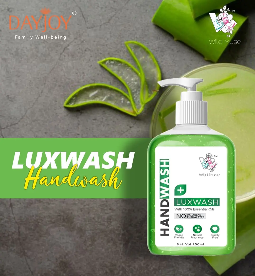 Luxwash Handwash- easy on hands and tough on germs