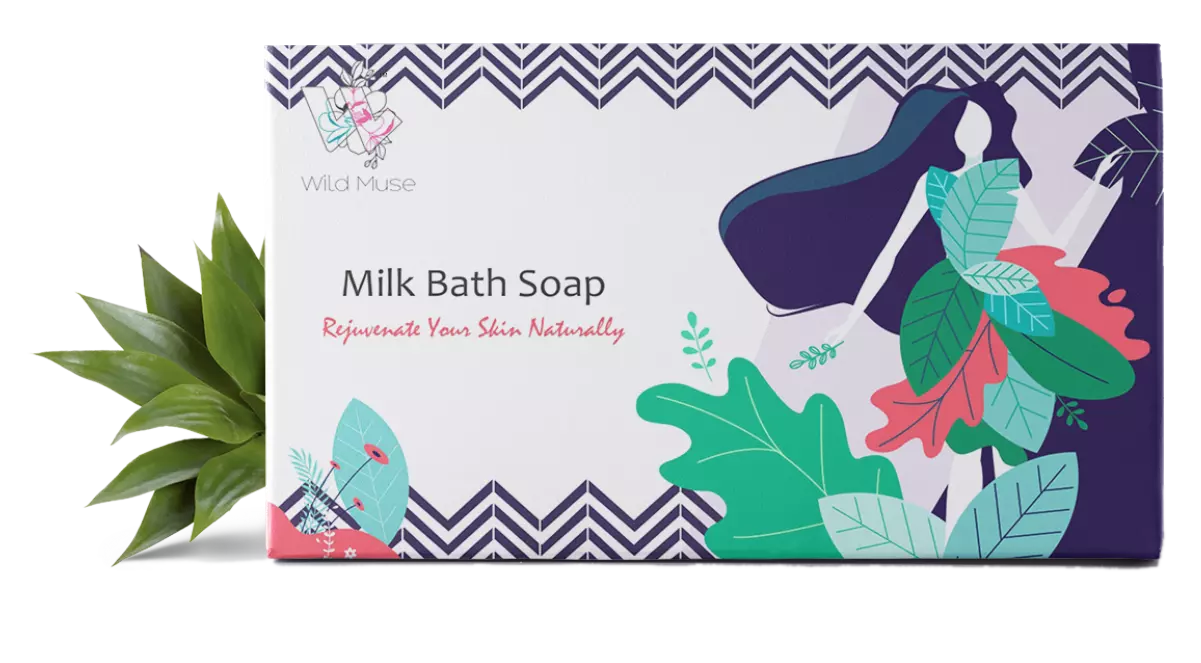 Milk Bath Soap(75gm) - best soap for soft skin