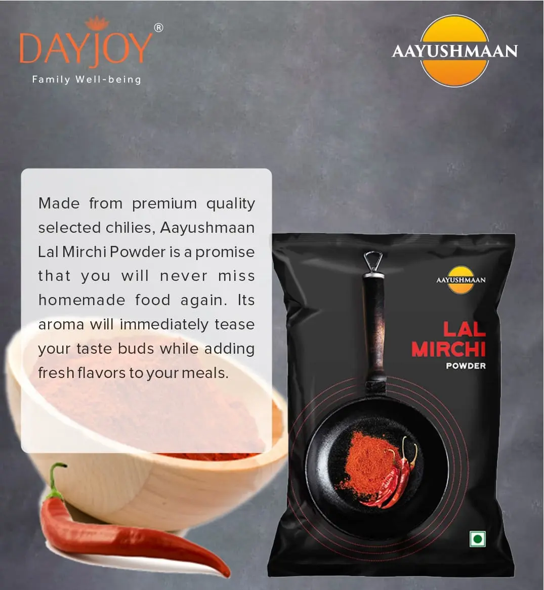 Aayushmaan Mirchi Powder- spice up your cooking with the finest quality chilli powder