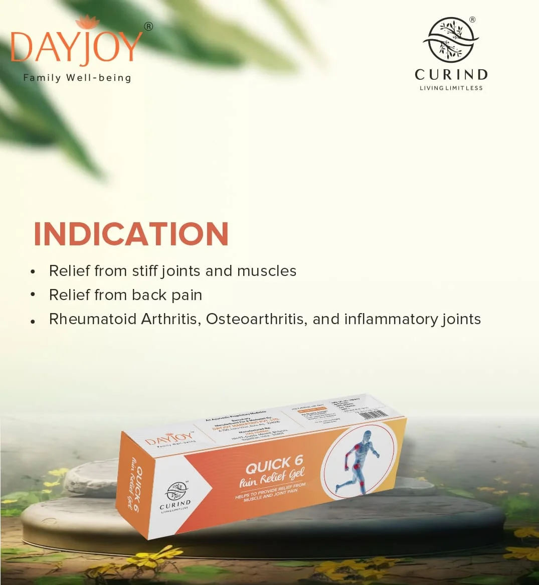 Quick 6 Pain Relief Gel- best gel for joint pain