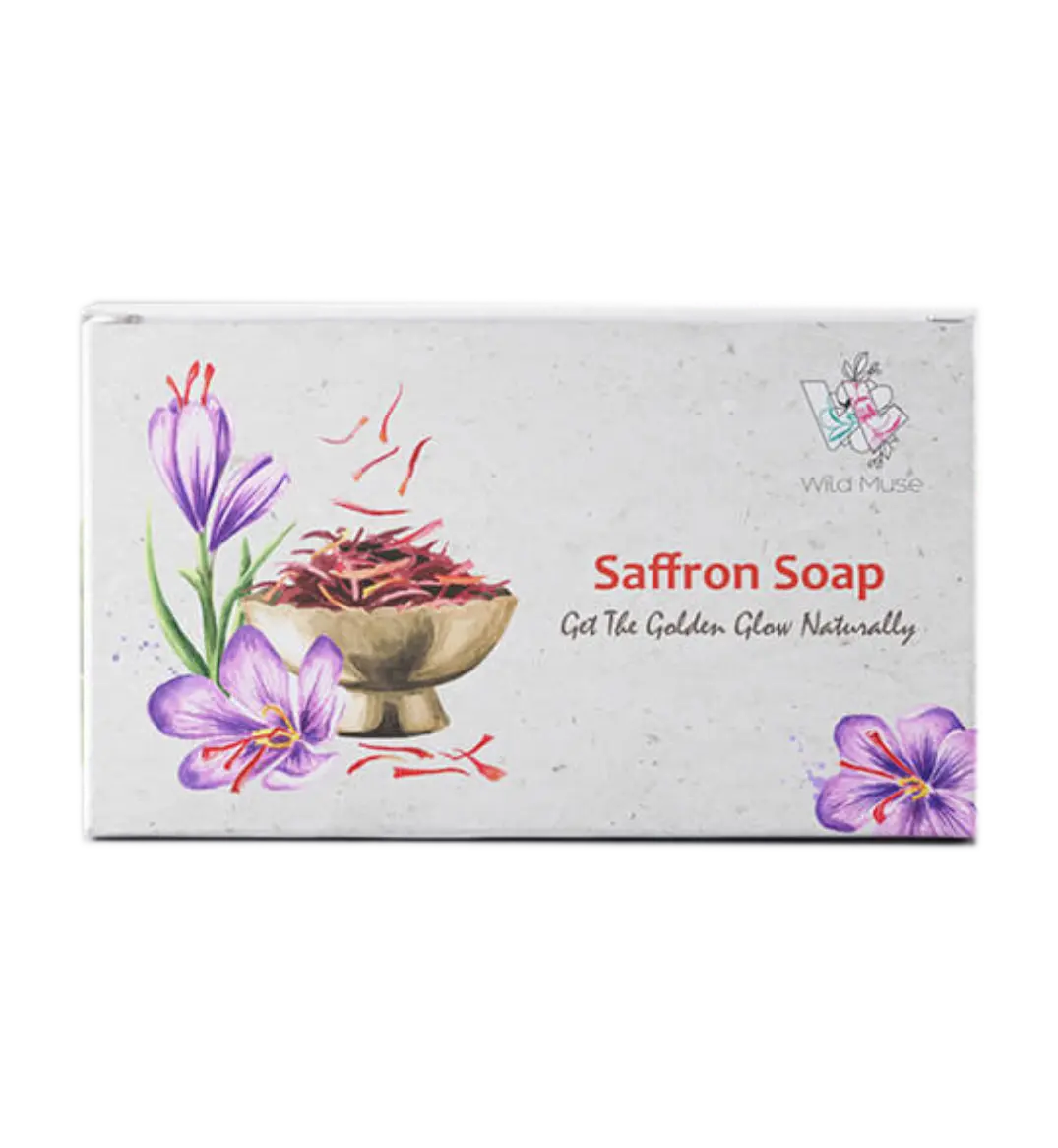 Luxury Saffron Soap- best soap for glowing skin