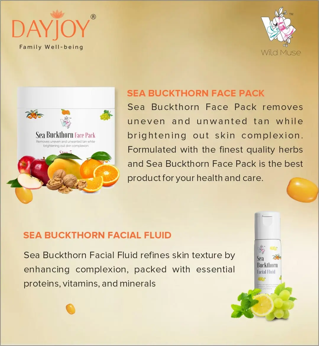 Seabuckthorn Facial Kit- best for glowing skin